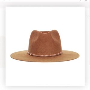 Goorin Bros Brown Felt Fedora with Black Inner Sweatband